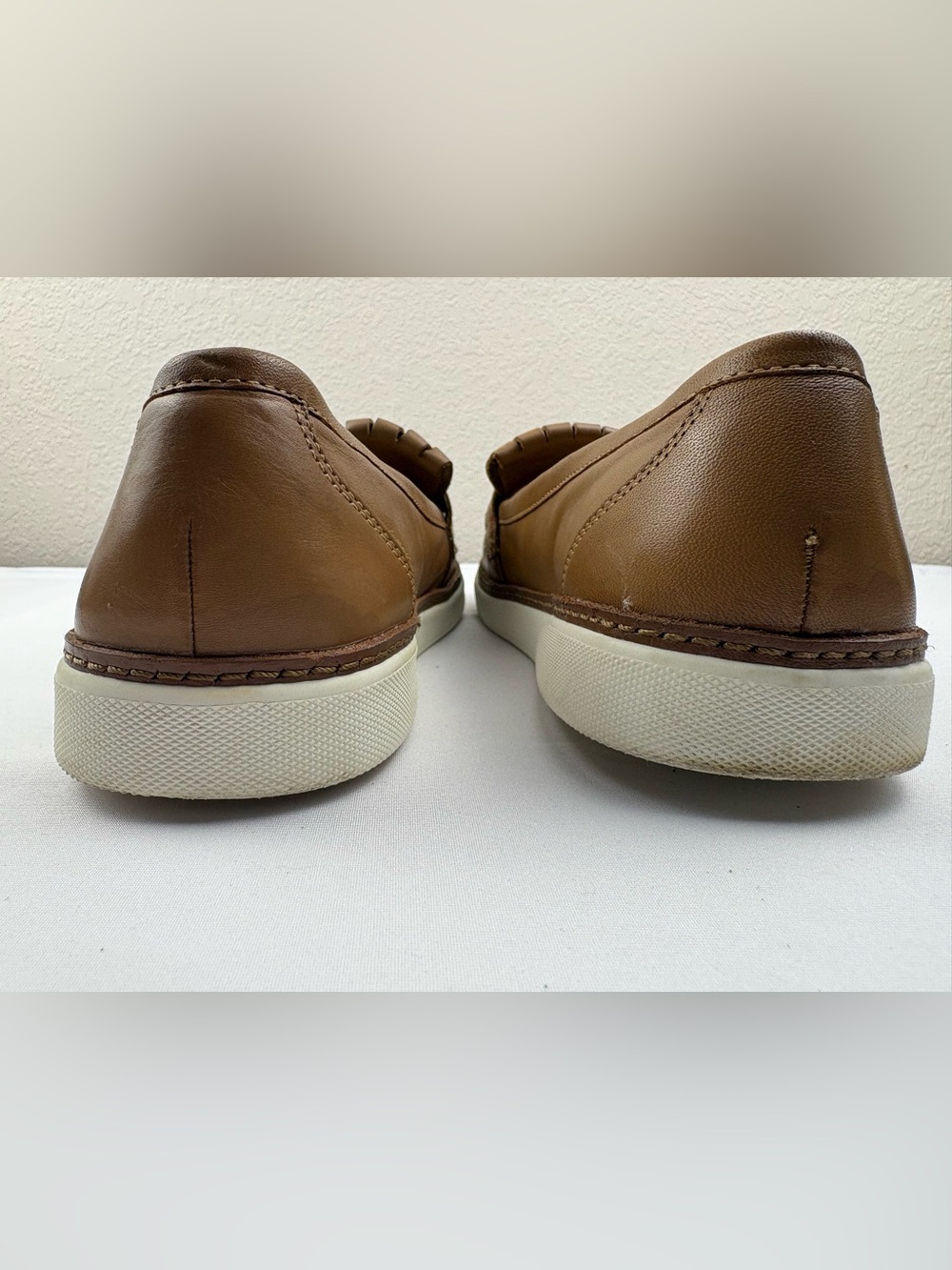 Vionic Women's Tan Leather Kiltie Loafers - Picture 4 of 12